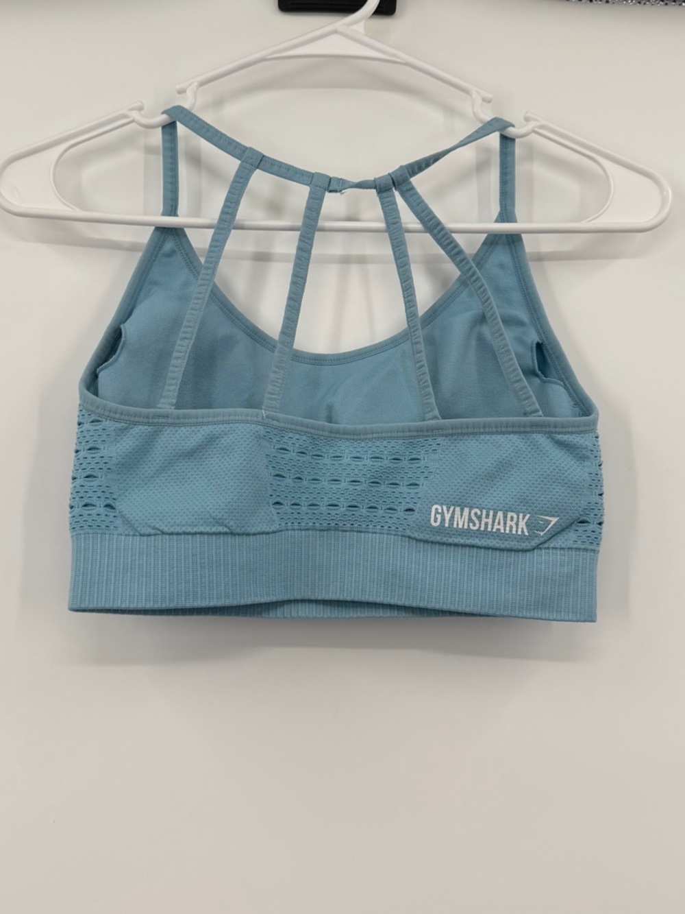Gymshark blue sports bra medium - Picture 2 of 3